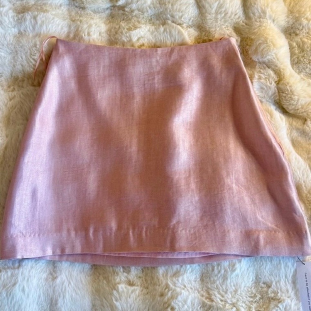 Reformation Mika Two Piece In Bubblegum, brand new, No flaws, without tags. - Picture 8 of 10